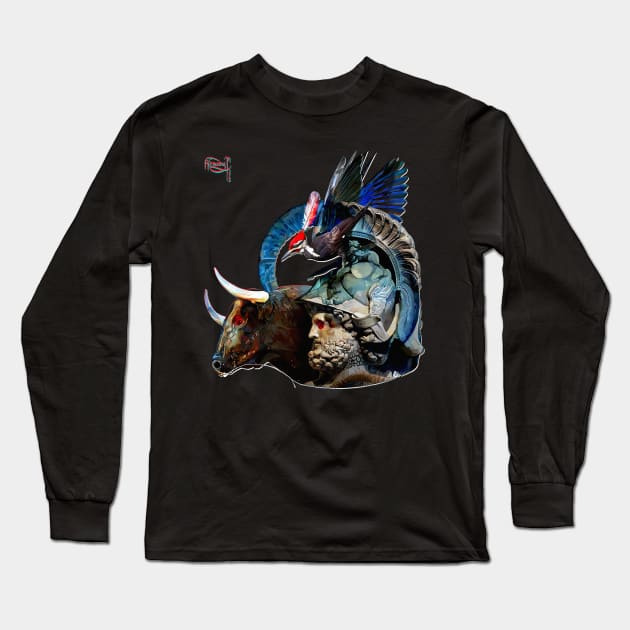 Asmoday Long Sleeve T-Shirt by Dream Frames Art